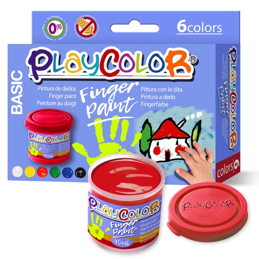 [IN17591] PLAYCOLOR FINGERPAINT BASIC PINTURA DEDOS