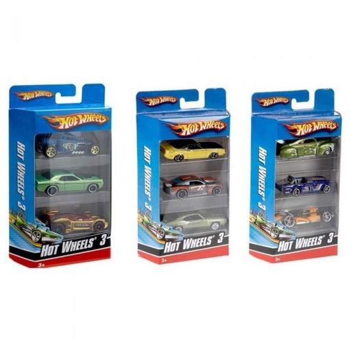 [446K5904] PACK DE 3 VEHICULOS SURTIDOS K5904 HOT WHEELS 446K5904