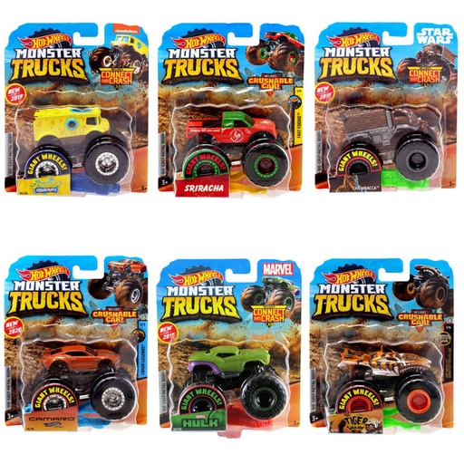 [446FYJ44] VEHÍCULO BÁSICO MONSTER TRUCK 1:64 FYJ44  HOT WHEELS 446FYJ44