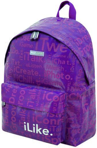 [COP158046] MOCHILA ISTYLE GRAPHIC NEW AM/AC_Bright Aubergine