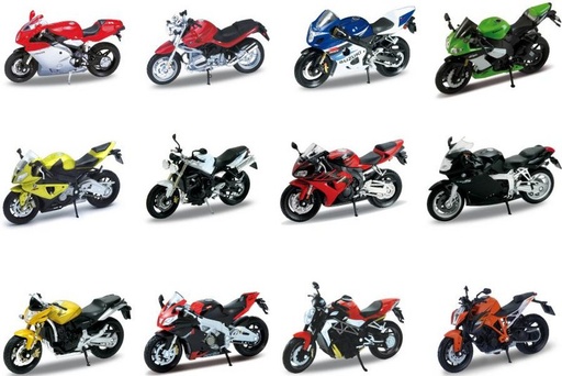 [GLO38511] 1:18 MOTOS STREET DE MARCAS GLOBO GLO38511