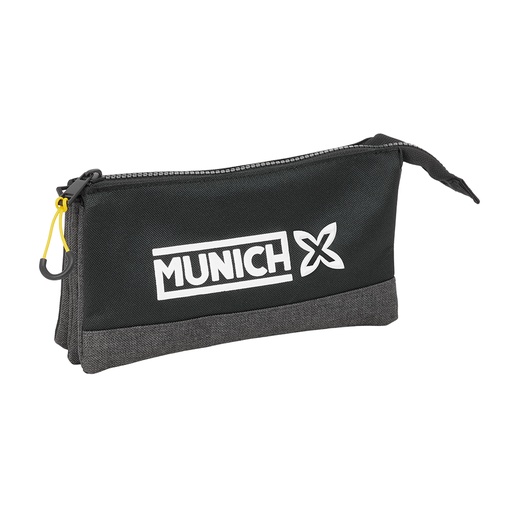 [812500744] PORTATODO TRIPLE MUNICH "TOPO" 22x12x3cm