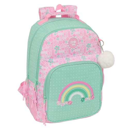 [612517773] MOCHILA DOBLE ADAPT.CARRO GLOWLAB "AMAZING" 32x42x3cm