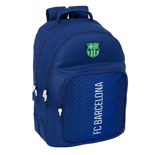 [612525773] MOCHILA DOBLE ADAPT.CARRO F.C. BARCELONA NAVY BLUE 32x42x3cm