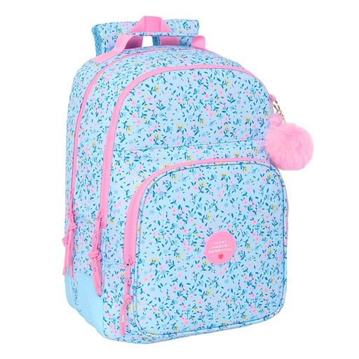 [612536773] MOCHILA DOBLE ADAPT.CARRO VMB "PARAÍSO" 32x42x3cm