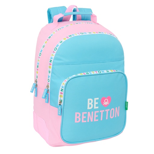 [612552773] MOCHILA DOBLE ADAPT.CARRO BENETTON "UNIQUE" 32x42x3cm