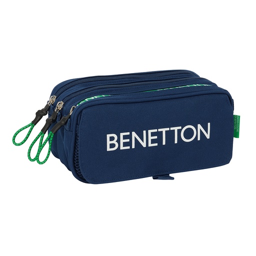 [842513710] PORTATODO TRIPLE BIG BENETTON "GREEN"