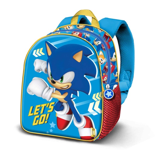 [KAR08137] SONIC Mochila 3D Elite Go KARACTERMANIA  8137 25x30x3cm