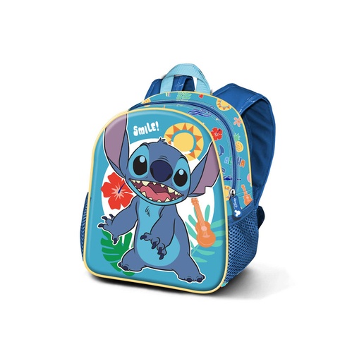 [KAR07544] LILO Y STITCH Mochila 3D Pq Sm KARACTERMANIA  7544 25x30x3cm