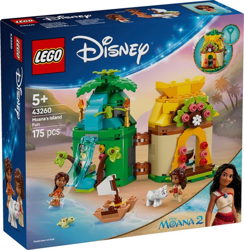[LE43260] Diversión en la Isla con Vaiana LEGO 43260