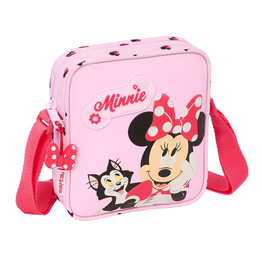 [612512222] BOLSITO BANDOLERA MINNIE MOUSE "NAIVE" safta612512222 16x18x4cm