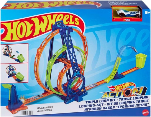 [446HMX38] HOT WHEELS KIT TRIPLE LOOPING HMX38 HOT WHEELS 