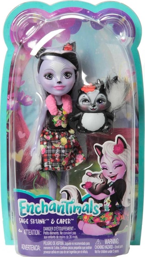 [446-DVH87-FXM72] MUÑECA BÁSICA ENCHANTIMALS SURTIDA DVH87 MATTEL FXM72