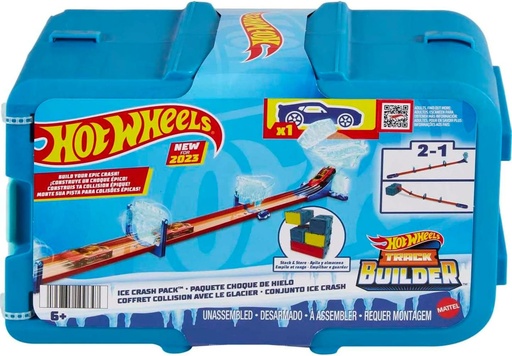 [446HKX40] TRACK BUILDER PACK CHOQUE DE HIELO HKX40 HOT WHEELS 