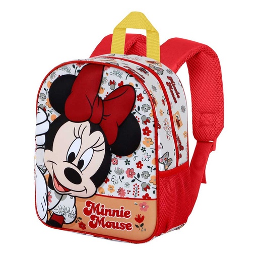 [KAR08162] MINNIE Mochila 3D Elite Flowered KARACTERMANIA 8162 25x30x3cm