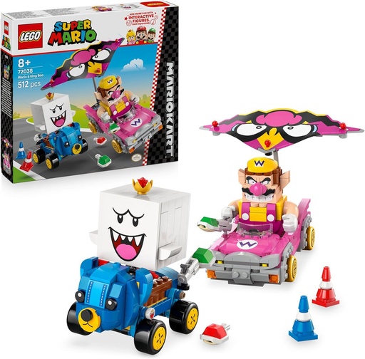 [LE72038] Mario Kart™ – Wario y Rey Boo LEGO 72038