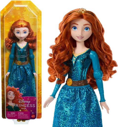 [446-HLW13] MUÑECA PRINCESA MERIDA HLW13 DISNEY PRINCESS HLW13