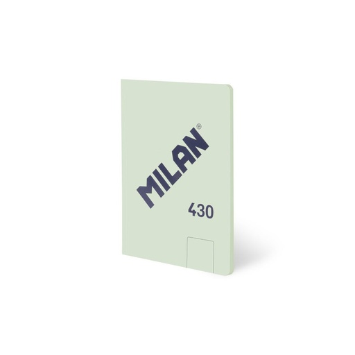 [MIL57251-G48-GR] Libreta A5 encolada, papel LISO, 48 hojas de 95 gr/m², colección 430 since 1918, VERDE