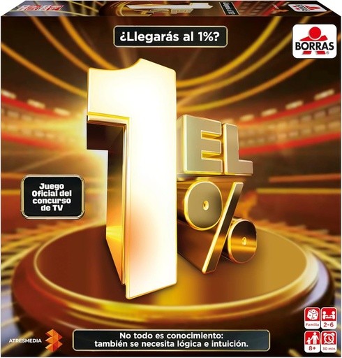 [E20453] Educa - EL 1% | Juego de Mesa Divertido para Familia y Amigos | Regalo para Adultos Basado en el Programa de Televisión | A Partir de 8 Años (20453)
