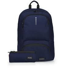 [8425126234405] MOCHILA ESCOLAR + PORTATODO GLOBAL AZUL/O GABOL xxcm