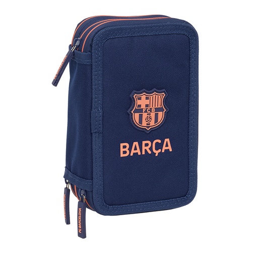 [412526857] PLUMIER TRIPLE 37 pcs F.C.BARCELONA 2ª EQUIPACION 12.5x19.5x4cm