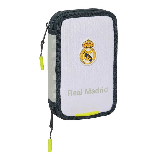 [412554854] PLUMIER DOBLE PQÑO 29 pcs REAL MADRID EQUIP. 25/26 12.5x19.5x4cm
