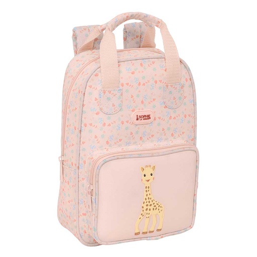[612587765] MOCHILA INFANTIL RECIC Y REPELENTE AGUA SOPHIE LA GIRAFE JOY 20x28x4cm