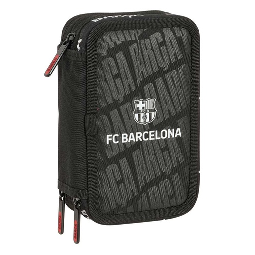[412625857] PLUMIER TRIPLE 37 pcs F.C. BARCELONA 12.5x19.5x4cm