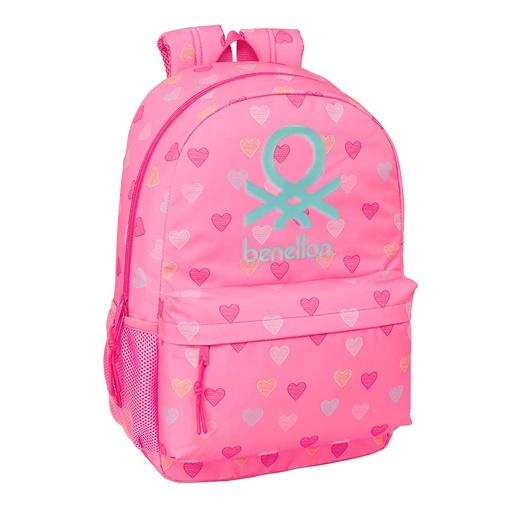 [612651758] MOCHILA ADAPT.CARRO BENETTON "HEART" 30x46x4cm