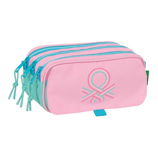 [812652710] PORTATODO TRIPLE BIG BENETTON "DOLCE" 21.5x10x4cm