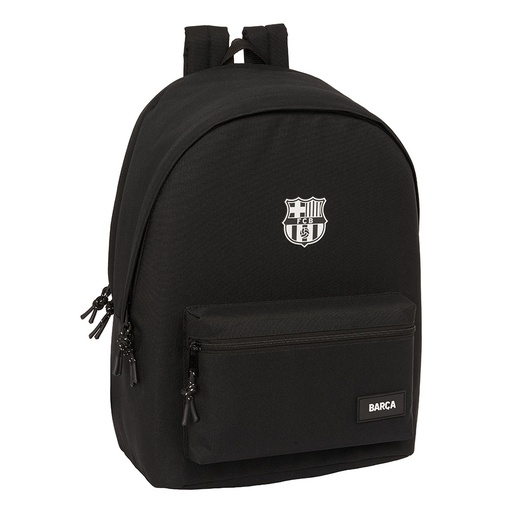 [642485820] MOCHILA DOBLE PARA PORTATIL 15,6"+USB F.C.BARCELONA CHICA NEGRO 31x44x4cm