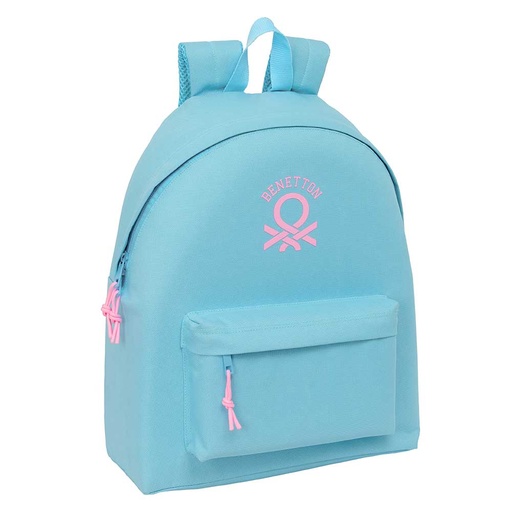 [642616774] MOCHILA BENETTON BASICS "CELESTE" 33x42x4cm