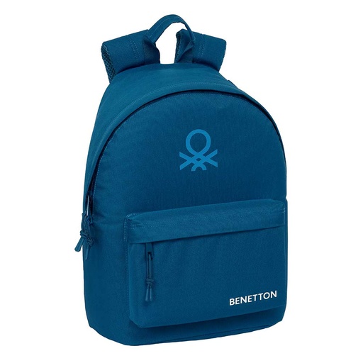 [642617819] MOCHILA PARA PORTATIL 14,1" BENETTON BASICS "MARINO" 31x43x4cm