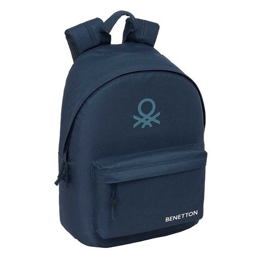 [642618819] MOCHILA PARA PORTATIL 14,1" BENETTON BASICS "ANTRACITA" 31x43x4cm