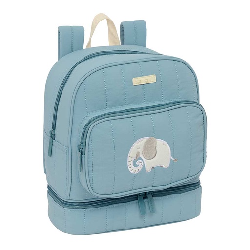 [642659233] MOCHILA NEVERA GUARDERIA SAFTA PREESCOLAR "ELEFANTE" 22x27x4cm