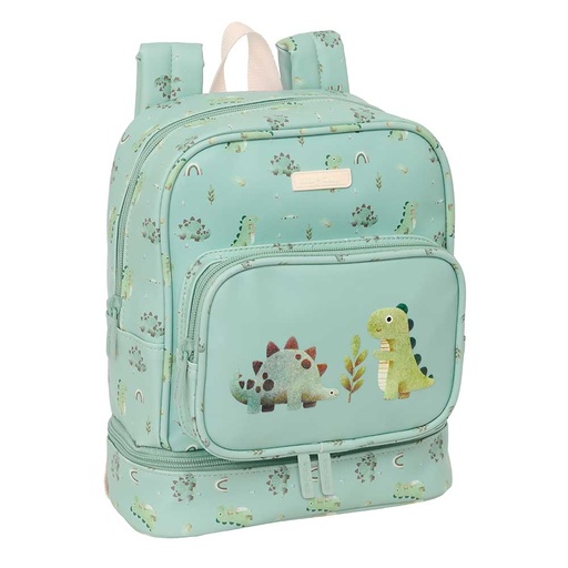 [642693233] MOCHILA NEVERA GUARDERIA SAFTA PREESCOLAR "DINOS" 22x27x4cm