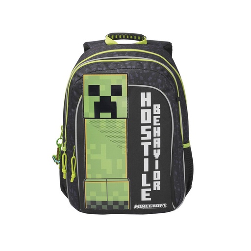 [MC66-02-MF] Minecraft  Mochila Escolar Adaptable a Trolley - Hostile Behavior