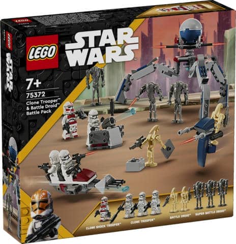 [LE75372] Pack de Combate: Soldado Clon y Droide de Combate LEGO 75372