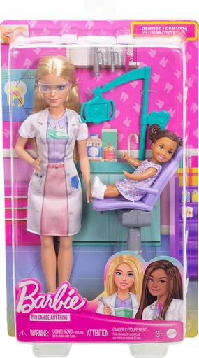 [446-JCR74] MUÑECA BARBIE TÚ PUEDES SER DENTISTA JCR74 MATTEL