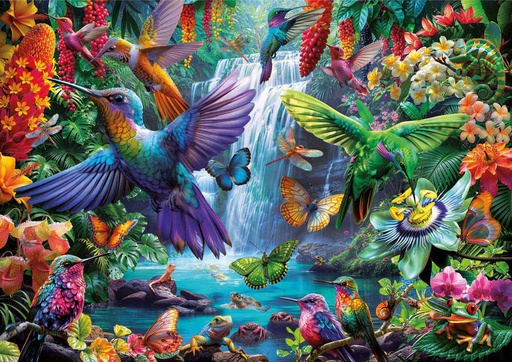 [E20555] PUZZLE 1000 COLIBRÍES TROPICALES FS EDUCA 20555