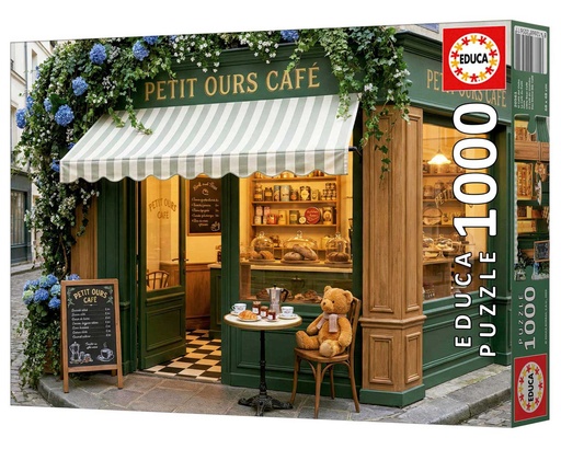 [E20561] PUZZLE 1000 EL CAFÉ DEL OSITO FSC(R EDUCA 20561