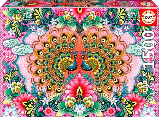 [E19942] PUZZLE 1500 PAVOS DE BENGALA FSC(R) EDUCA 19942