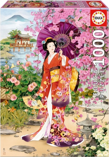 [E19917] PUZZLE 1000 TEIEN, HARUYO MORITA FS EDUCA 19917