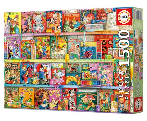 [E20568] PUZZLE 1500 THE KITSCHY FUNBOOK NOO EDUCA 20568