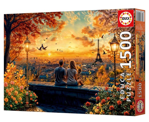 [E20569] PUZZLE 1500 ENAMORADOS EN PARÍS FSC EDUCA 20569