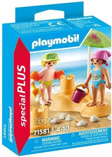 [PL71581] Niños con castillo de arena PLAYMOBIL 71581