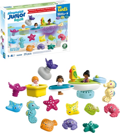 [PL71777] Calendario adviento JUNIOR & Tinti: cuenta atrás navideña en el baño PLAYMOBIL 71777