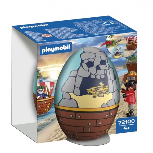 [PL72100] Play Egg: Piratas PLAYMOBIL 72100