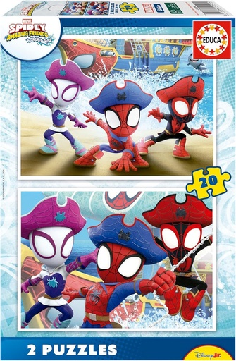 [E20490] PUZZLE 2X20 SPIDEY&AMAZING FRIENDS EDUCA 20490
