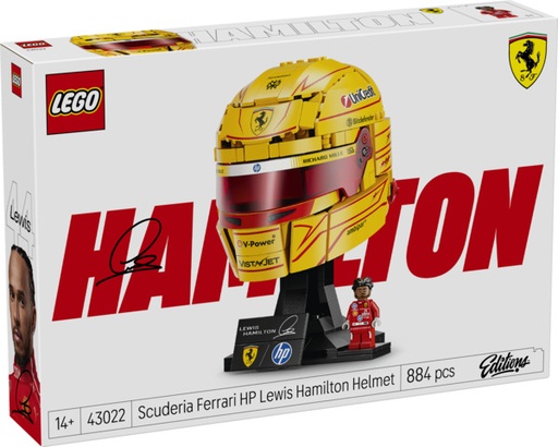 [LE43022] Scuderia Ferrari HP: Casco de Lewis Hamilton LEGO 43022